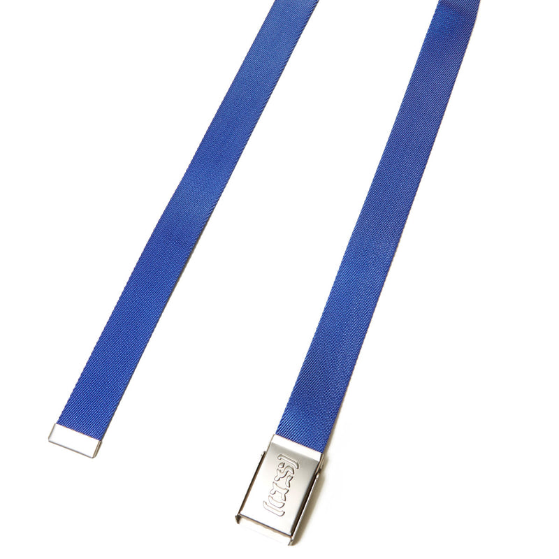 CCS Silver Logo Buckle Belt - Royal Blue