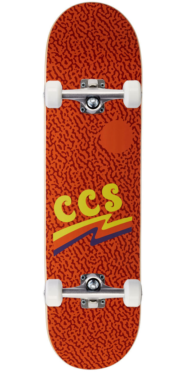 CCS Wavy Times Skateboard Complete - Orange - 8.50
