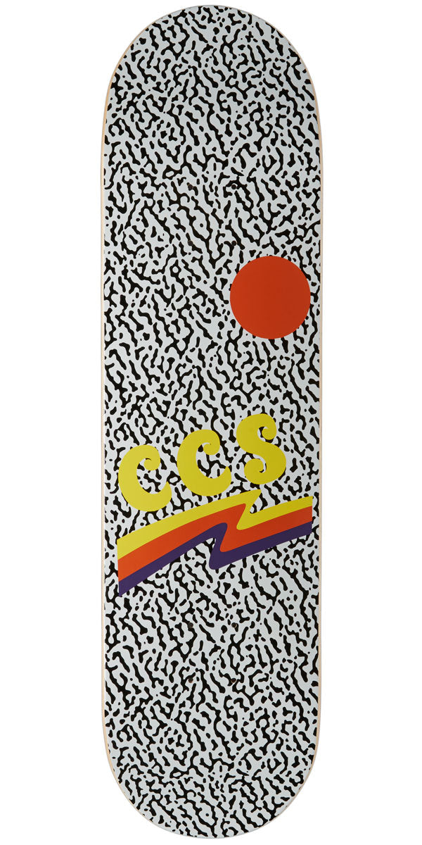 CCS Wavy Times Skateboard Deck - White image 1