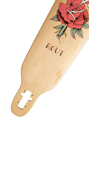 Rout Flash Drop-Thru Longboard Deck