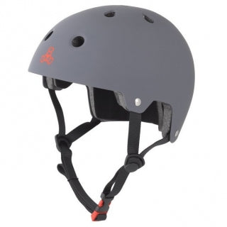 Triple Eight Sweatsaver Dual Certified Skateboard Helmet - Gun Matte image 1