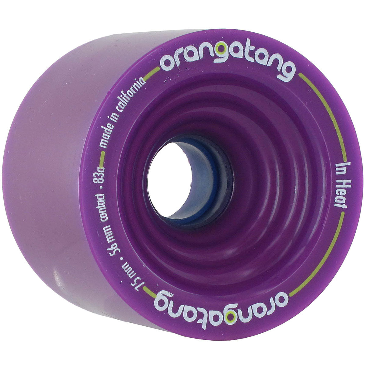 Orangatang In Heat 83a Longboard Wheels - Purple - 75mm – CCS