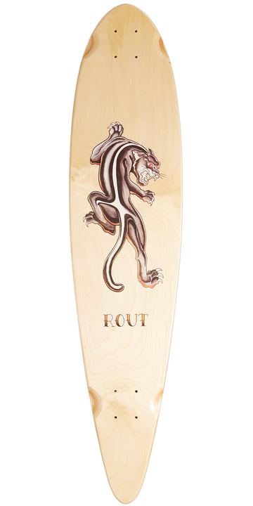 Rout Flash Pintail Longboard Deck