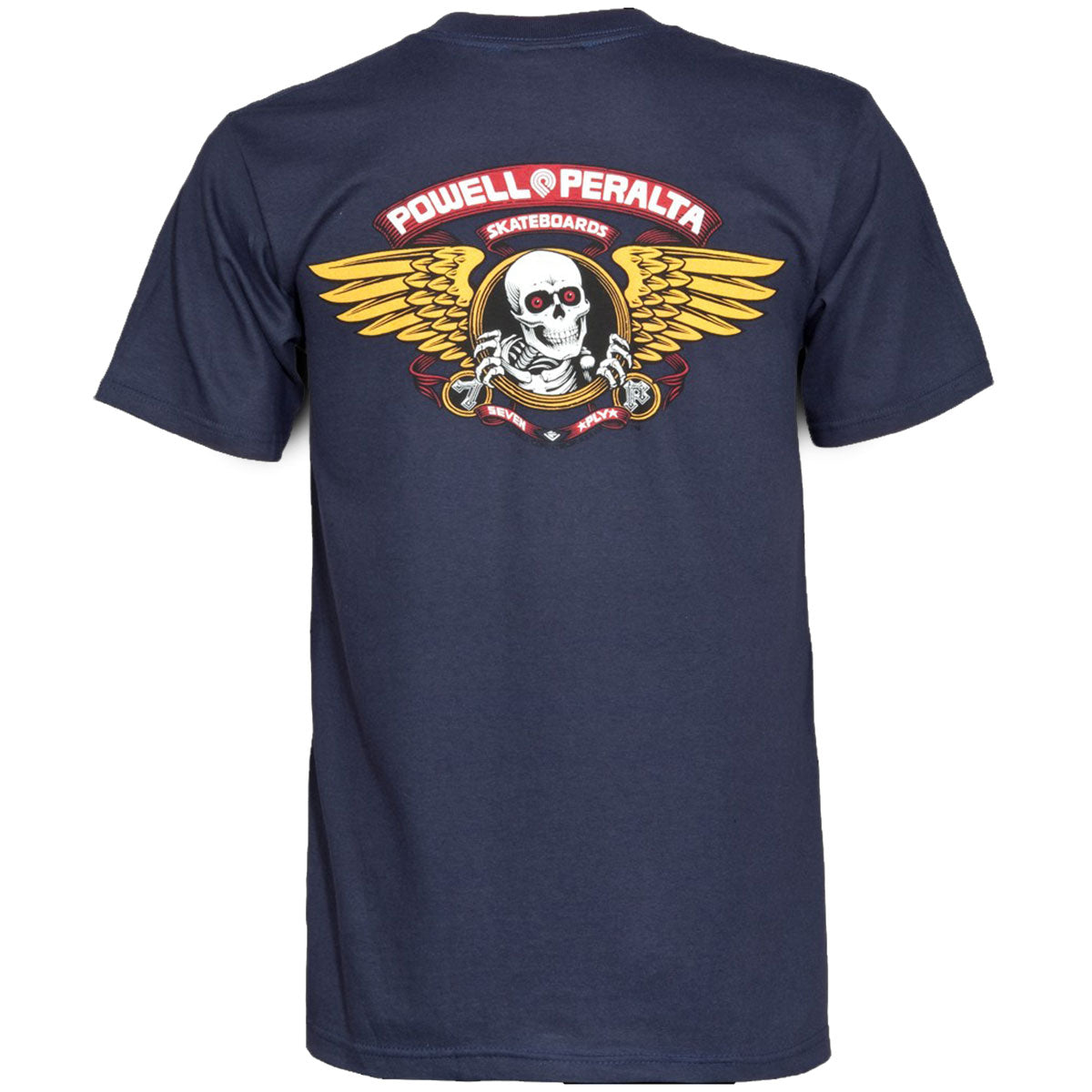 Powell-Peralta Winged Ripper T-Shirt - Navy image 1