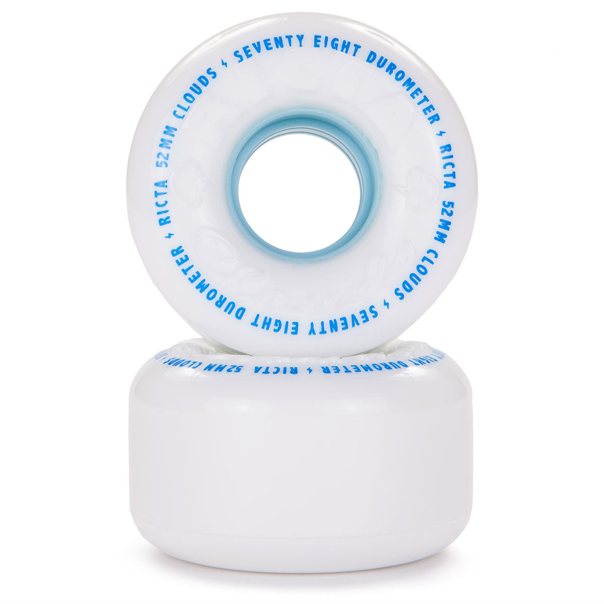 Ricta Clouds 78a Skateboard Wheels - White - 52mm image 2