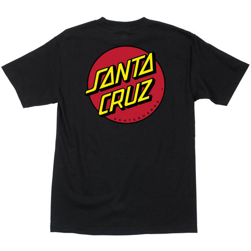 Santa Cruz Classic Dot T-Shirt - Black image 1