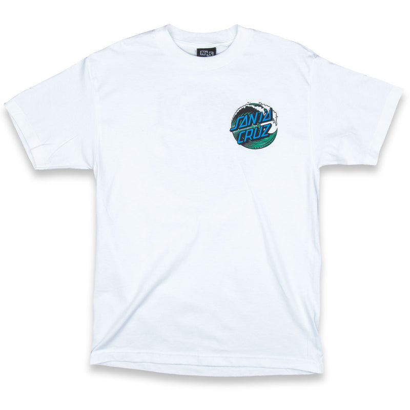 Santa Cruz Wave Dot T-Shirt - White