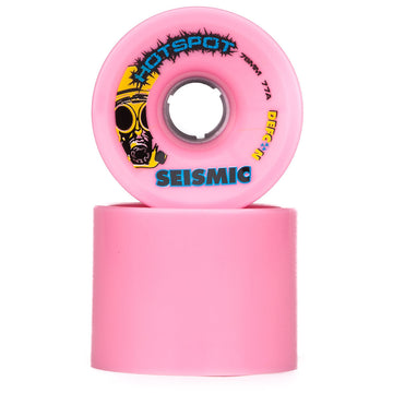 Seismic Hot Spot 77a Longboard Wheels - Bubblegum - 76mm