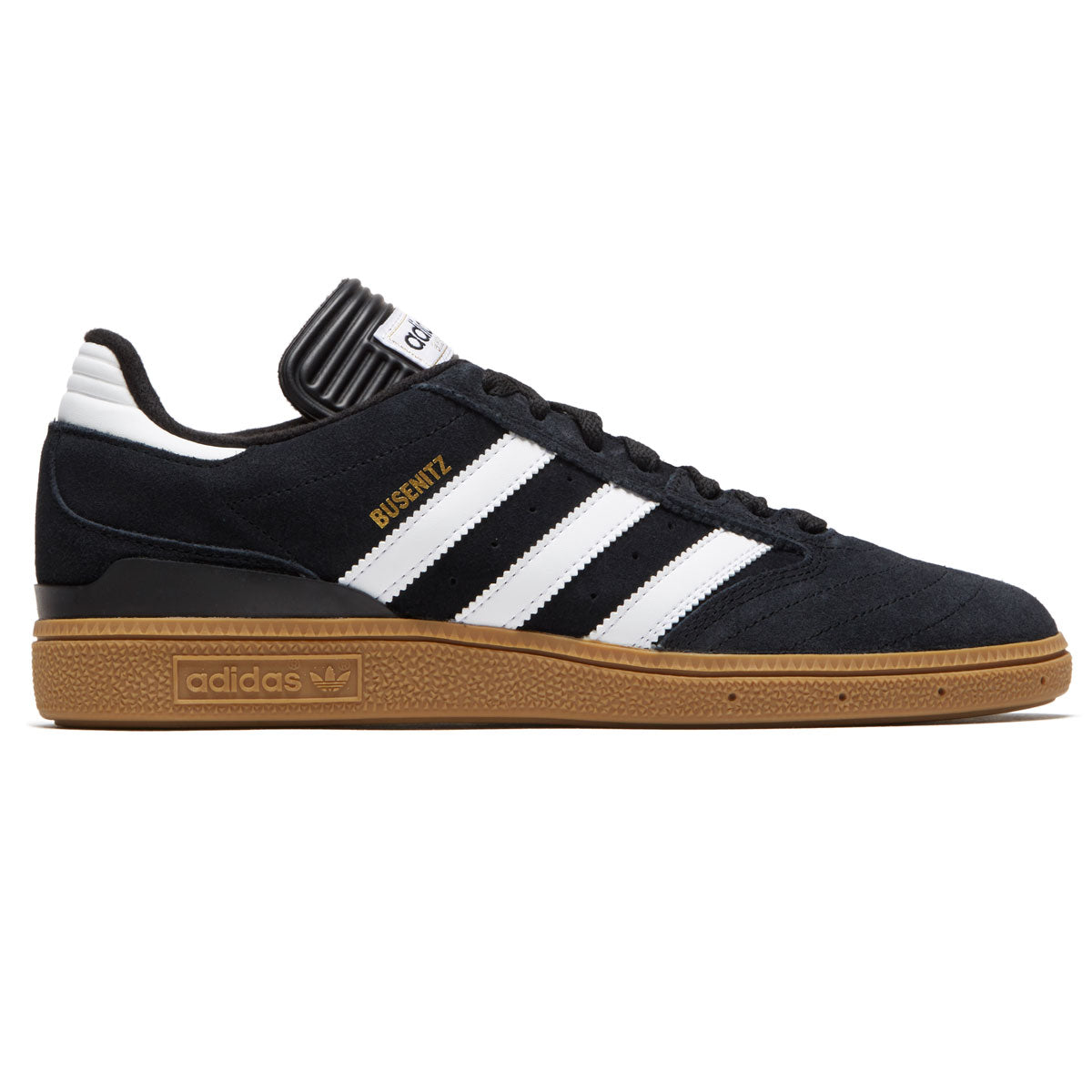 Adidas Busenitz Shoes - Black/White/Gold Metallic – CCS