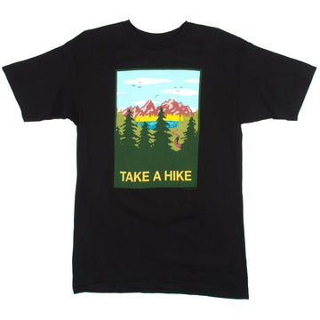 Skate Mental Take A Hike T-Shirt - Black