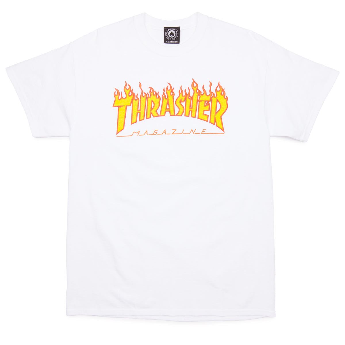 Thrasher Flame T-Shirt - White image 1