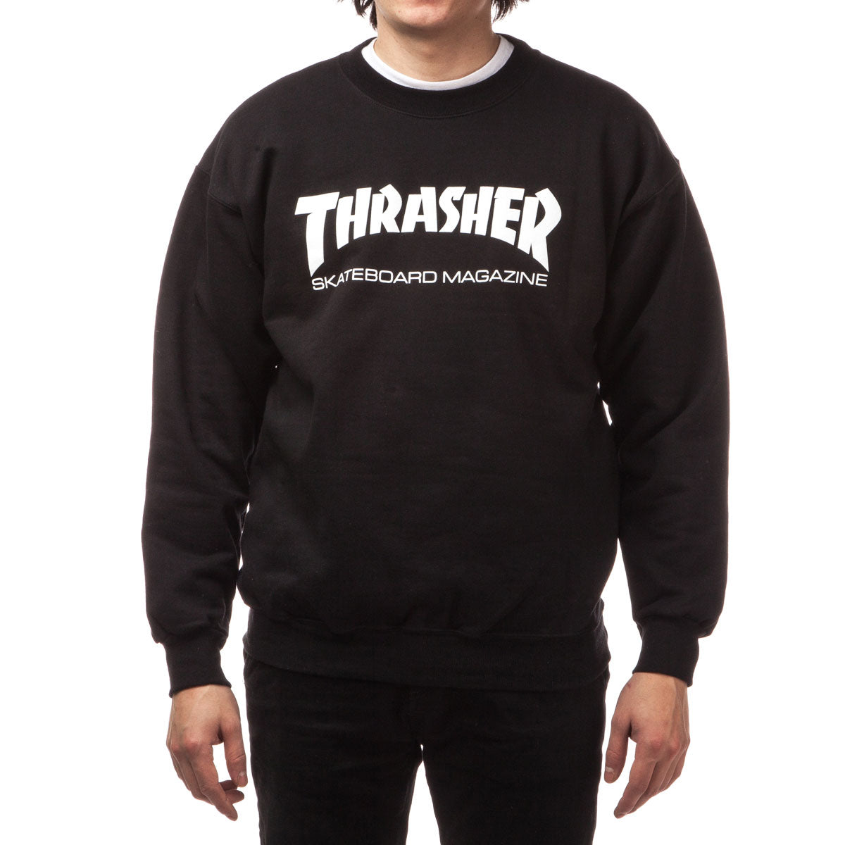 Thrasher Skate Mag Crew Sweatshirt - Black image 1