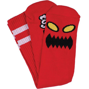 Toy Machine Monster Face Socks - Red