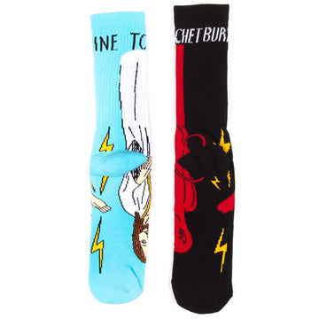 Toy Machine Bury The Hatchet Socks - Multi
