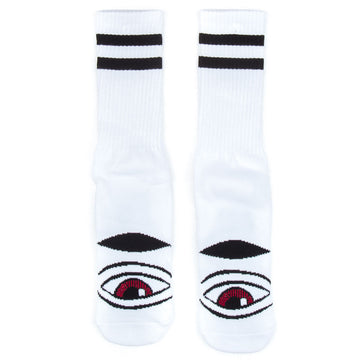 Toy Machine Sect Eye III Socks - White