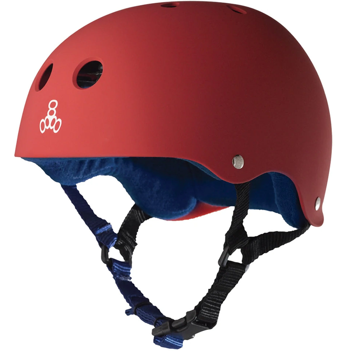 Triple Eight Sweatsaver Helmet - United Red Rubber image 1